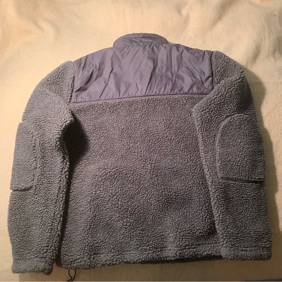 Timberland Sherpa/nylon 1/4 zip, small - Picture 2 of 8